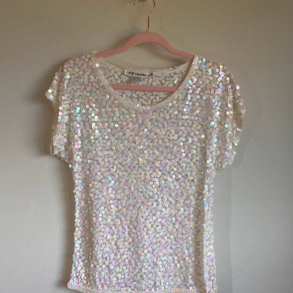 Sequin Tee Shirt - Picture 1 of 4